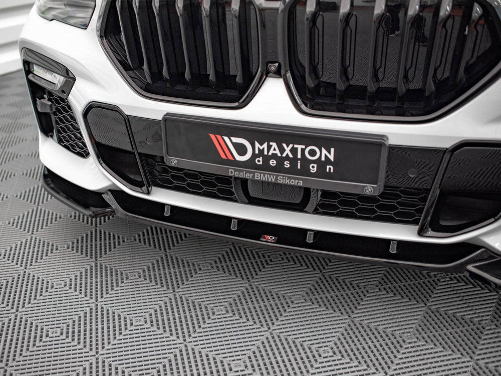 Front Splitter V.1 BMW X6 M-Pack G06 Maxton Design