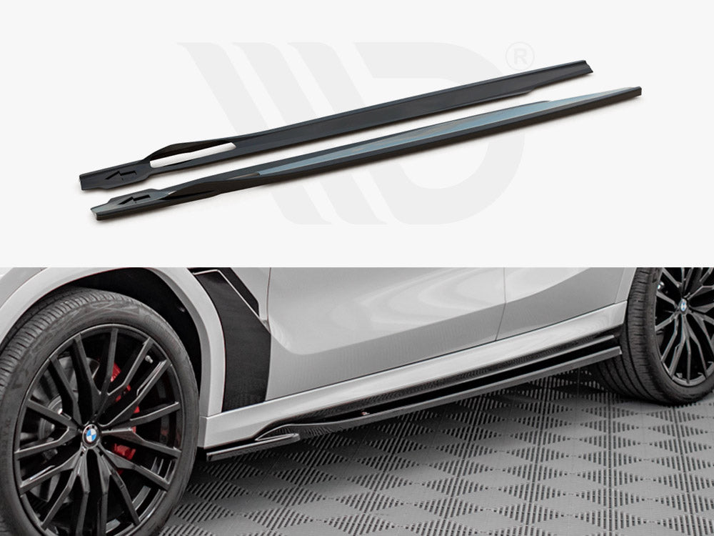 Side Skirts Diffusers BMW X6 M-Pack G06 / X6 M F96 Maxton Design