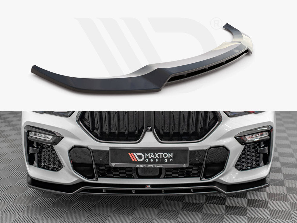 Front Splitter V.2 BMW X6 M-Pack G06 Maxton Design