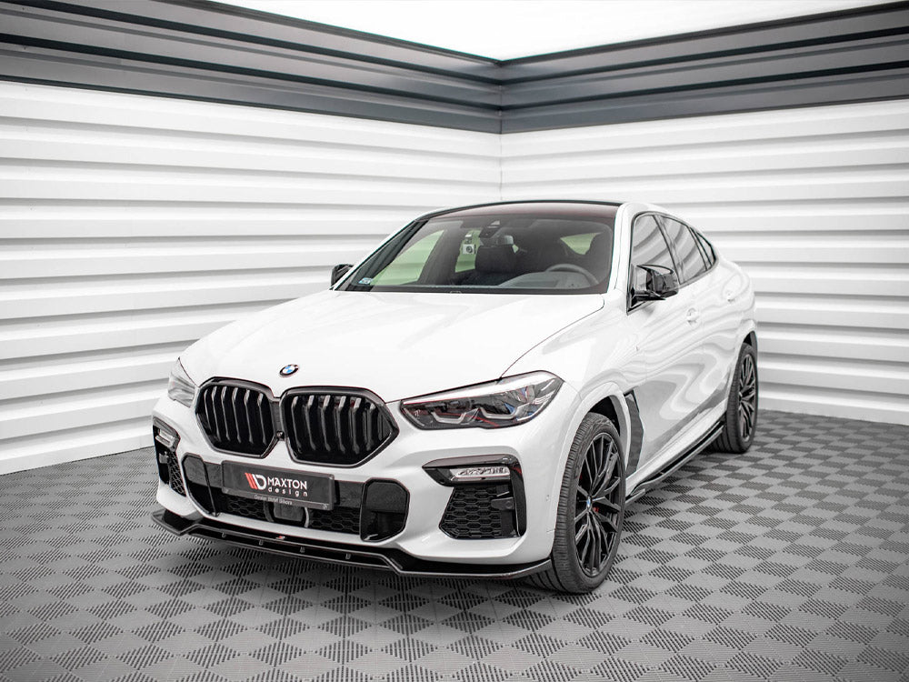 Front Splitter V.2 BMW X6 M-Pack G06 Maxton Design