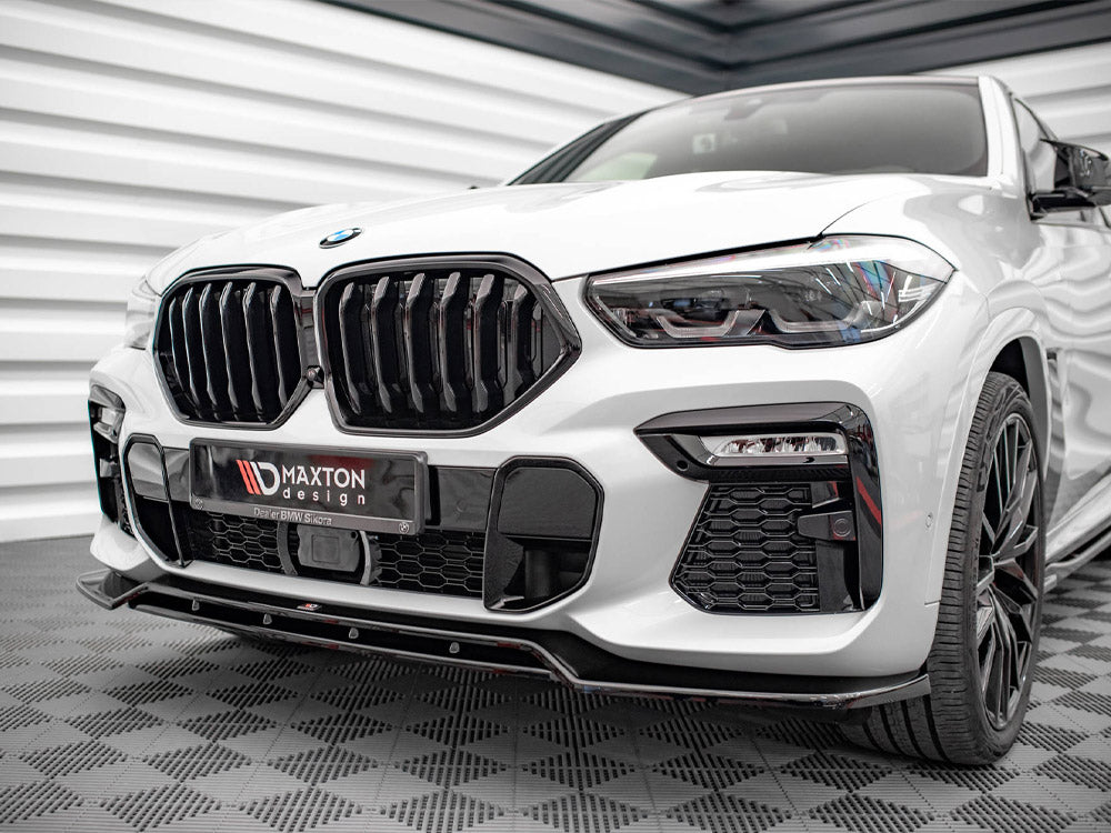 Front Splitter V.2 BMW X6 M-Pack G06 Maxton Design