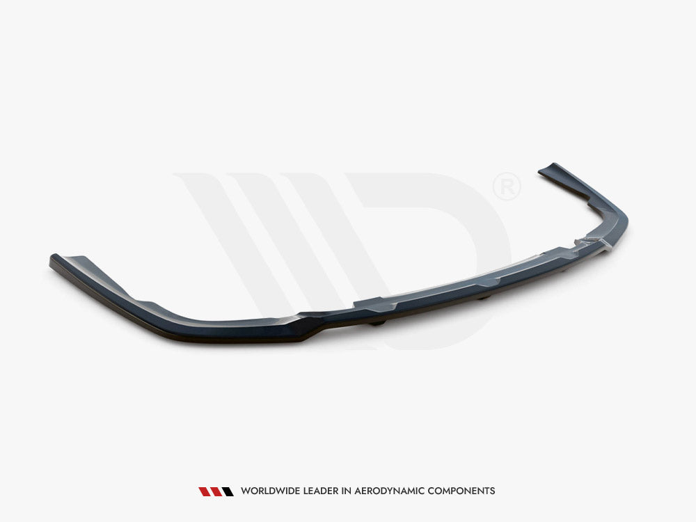 Central Rear Splitter (Vertical Bars) V.1 BMW X6 M-Pack G06 Maxton Design