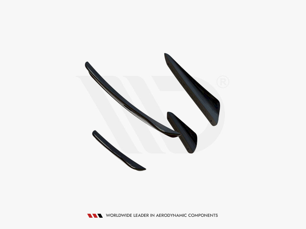 Front Bumper Wings (Canards) Bmw M8 GRAN Coupe F93 2019- Maxton Design