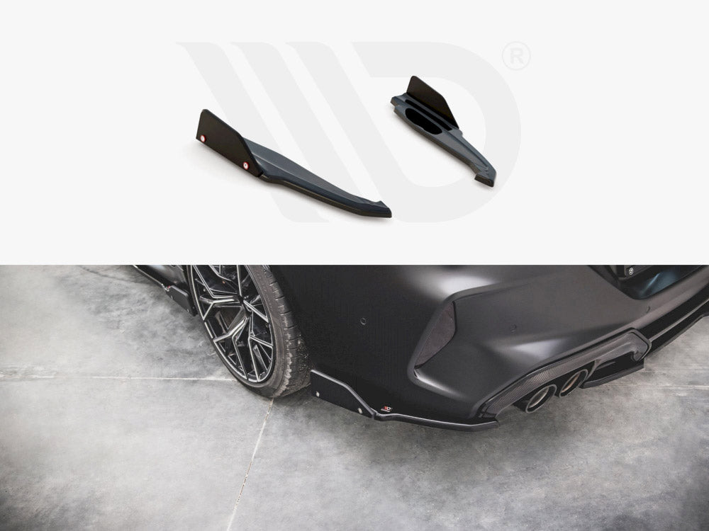 Rear Side Splitters V.1 + Flaps BMW M8 Gran Coupe F93 Maxton Design