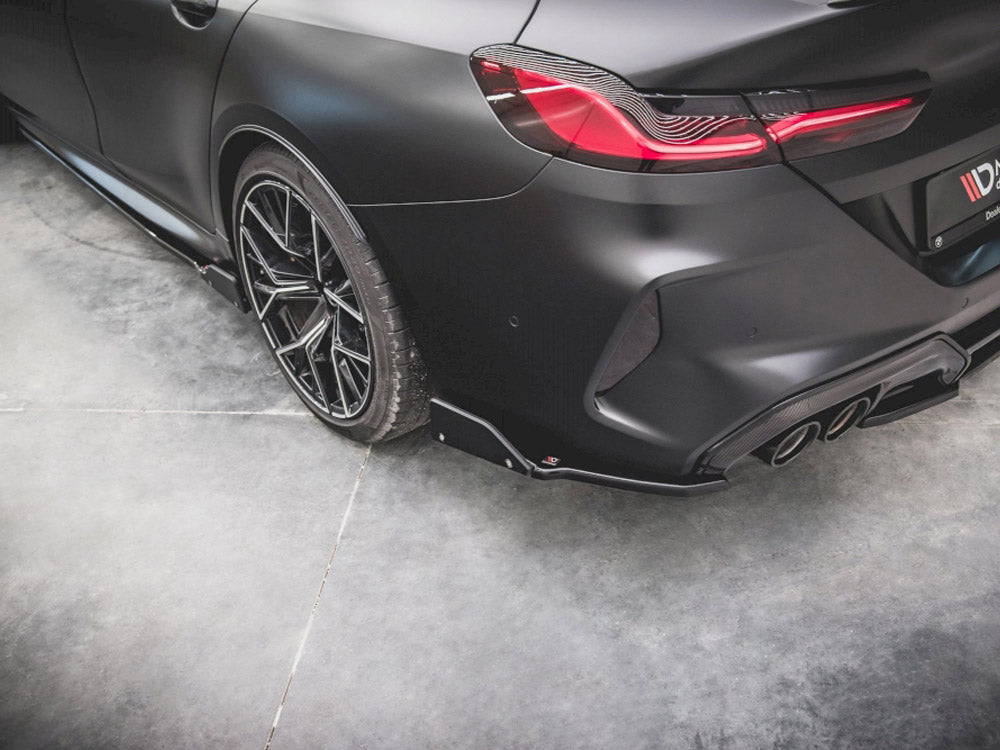 Rear Side Splitters V.1 + Flaps BMW M8 Gran Coupe F93 Maxton Design