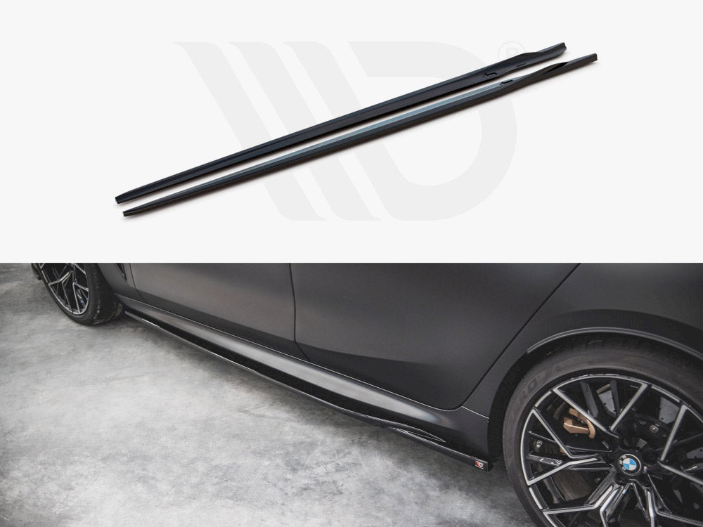 Side Skirts Diffusers V.2 Bmw M8 GRAN Coupe F93 / 8 GRAN Coupe M-pack G16 2019- Maxton Design