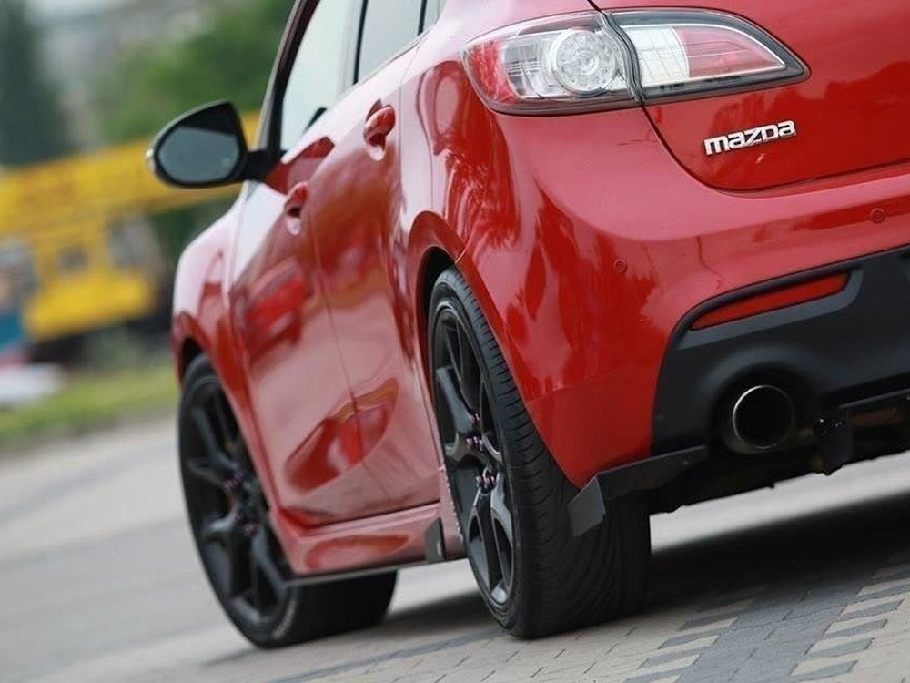 Racing Rear Side Splitters Mazda 3 MK2 MPS 2009-2013 Maxton Design