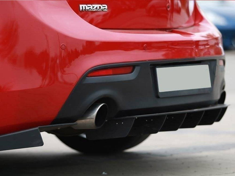 Racing Rear Side Splitters Mazda 3 MK2 MPS 2009-2013 Maxton Design