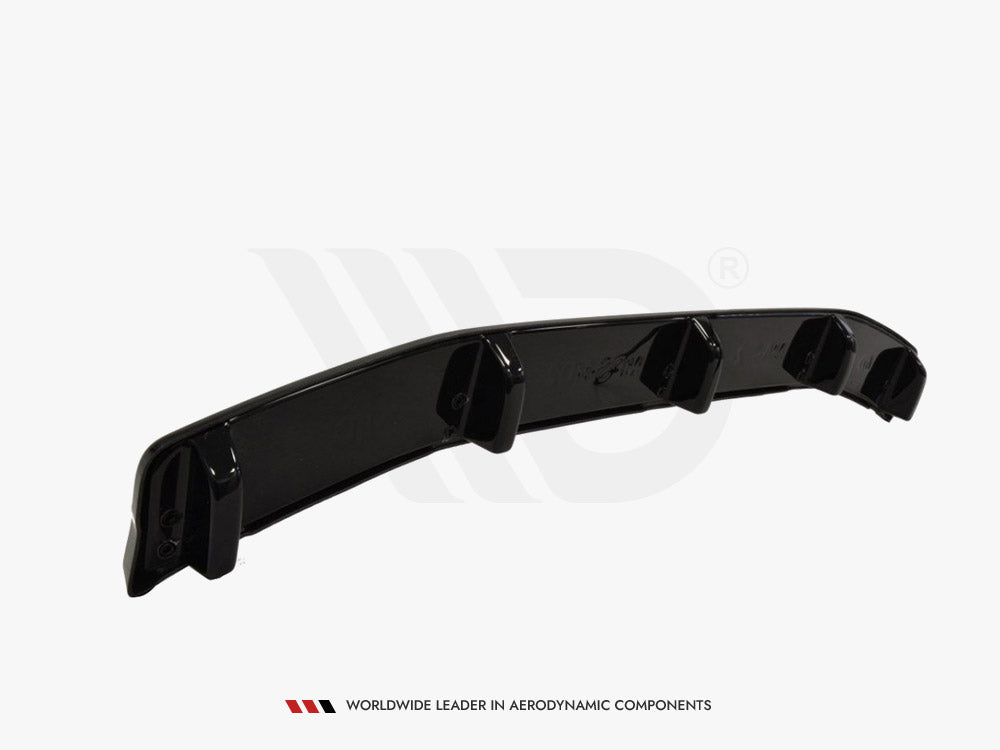 Central Rear Splitter Mazda 3 MK2 MPS (With Vertical Bars) Maxton Design