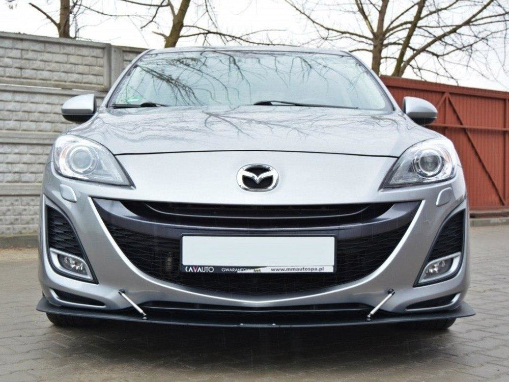 Front Racing Splitter Mazda 3 MK2 Sport (Preface) Maxton Design