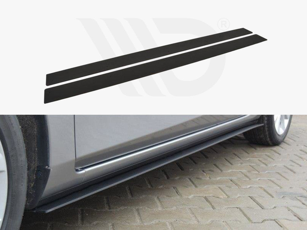 Racing Side Skirts Diffusers Mazda 3 MK2 Sport (Preface) Maxton Design