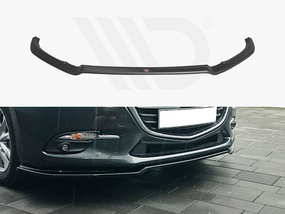 Front Splitter V.1 Mazda 3 Mk3 Facelift Maxton Design