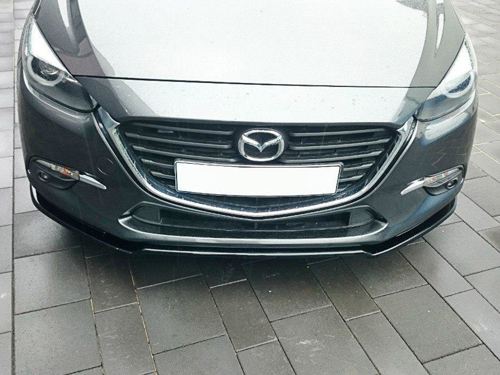 Front Splitter V.1 Mazda 3 Mk3 Facelift Maxton Design