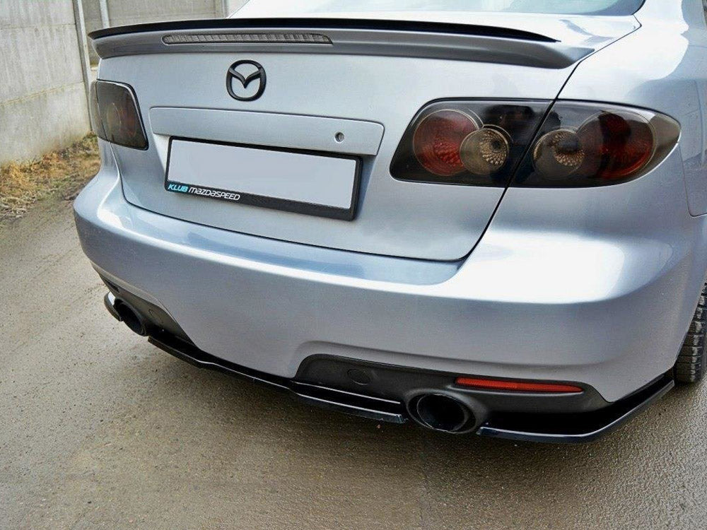 Central Rear Splitter Mazda 6 MK1 MPS 2006-2007 Maxton Design