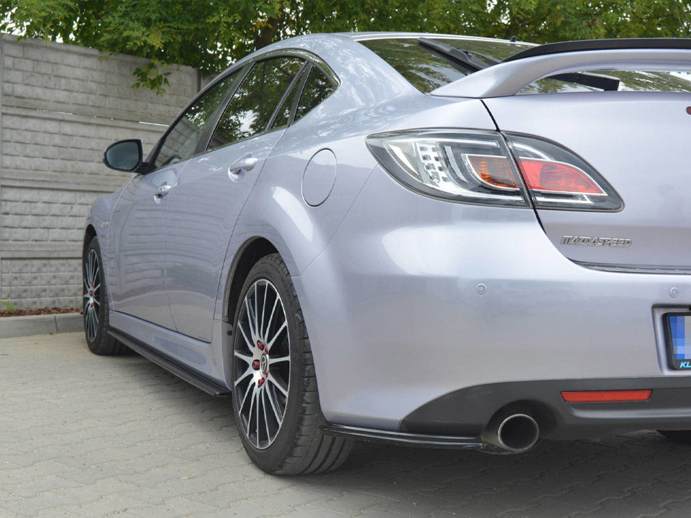 Rear Side Splitters  Mazda 6 MK2 Sport Hatch (Gh-series) Pre-facelift 2008-2010 Maxton Design