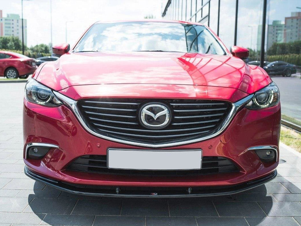 Front Splitter V.1 Mazda 6 GJ (MK3) Facelift 2014- 2017 Maxton Design