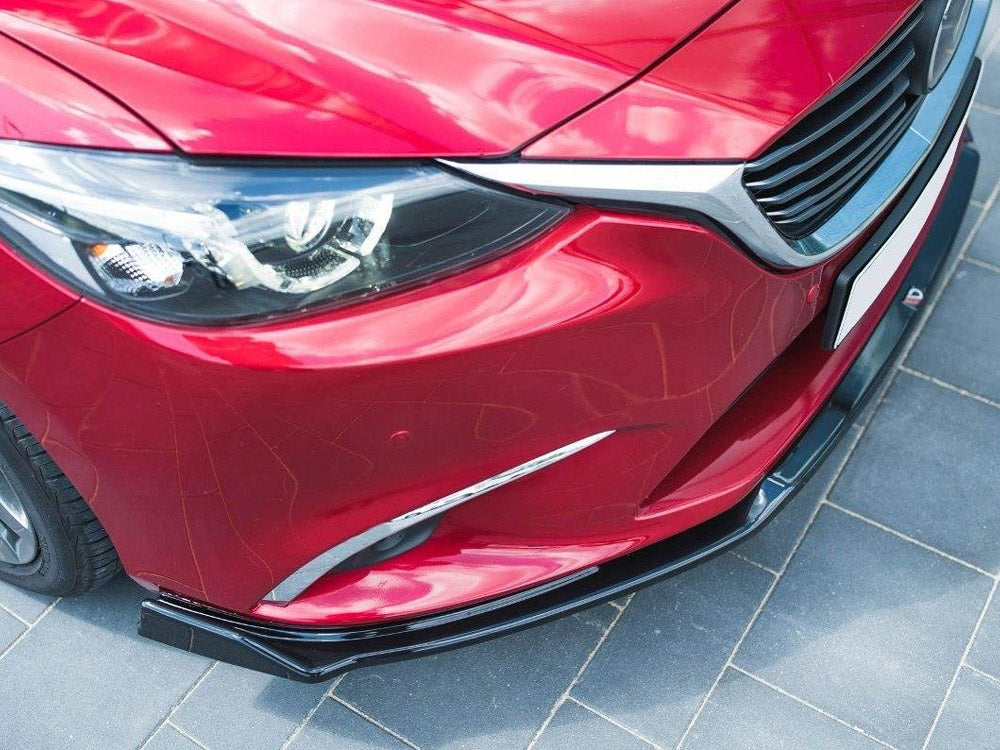 Front Splitter V.2 Mazda 6 GJ (MK3) Facelift 2014-2017 Maxton Design