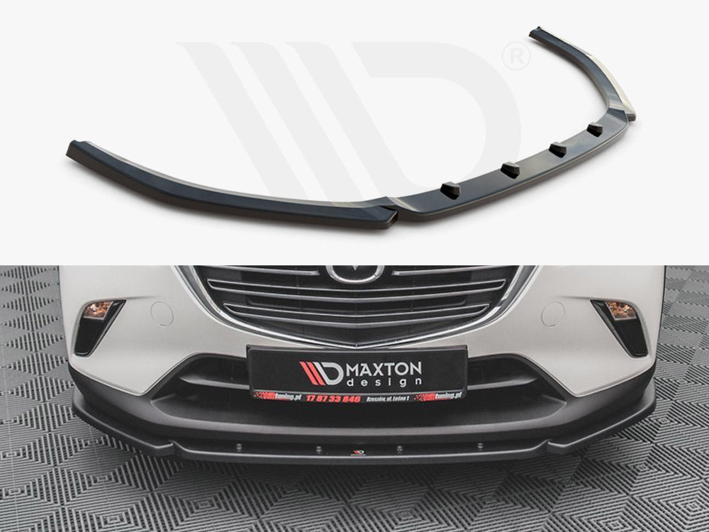 Front Splitter V2 Mazda CX-3 2015- Maxton Design