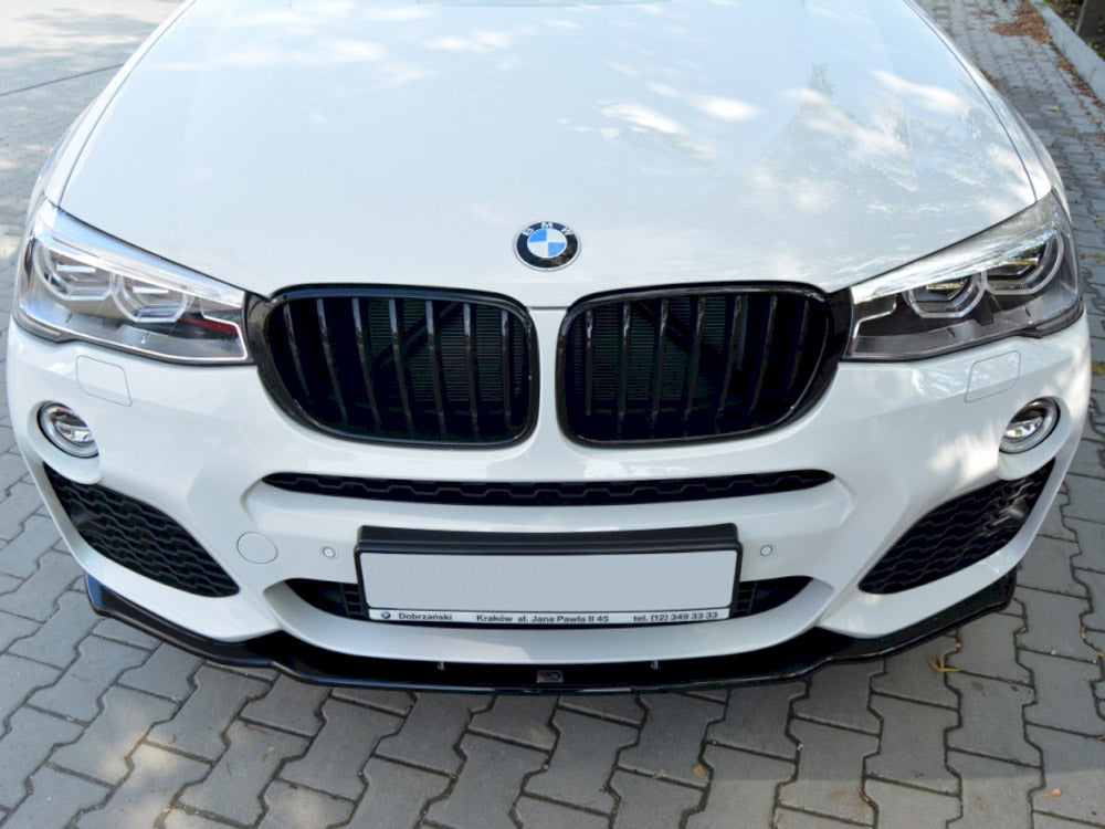 Front Splitter Bmw X4 M-pack 2014-UP Maxton Design