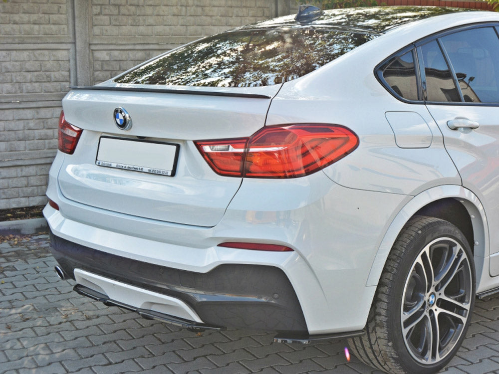 Central Rear Splitter (Vertical Bars) BMW X4 M-Pack Maxton Design