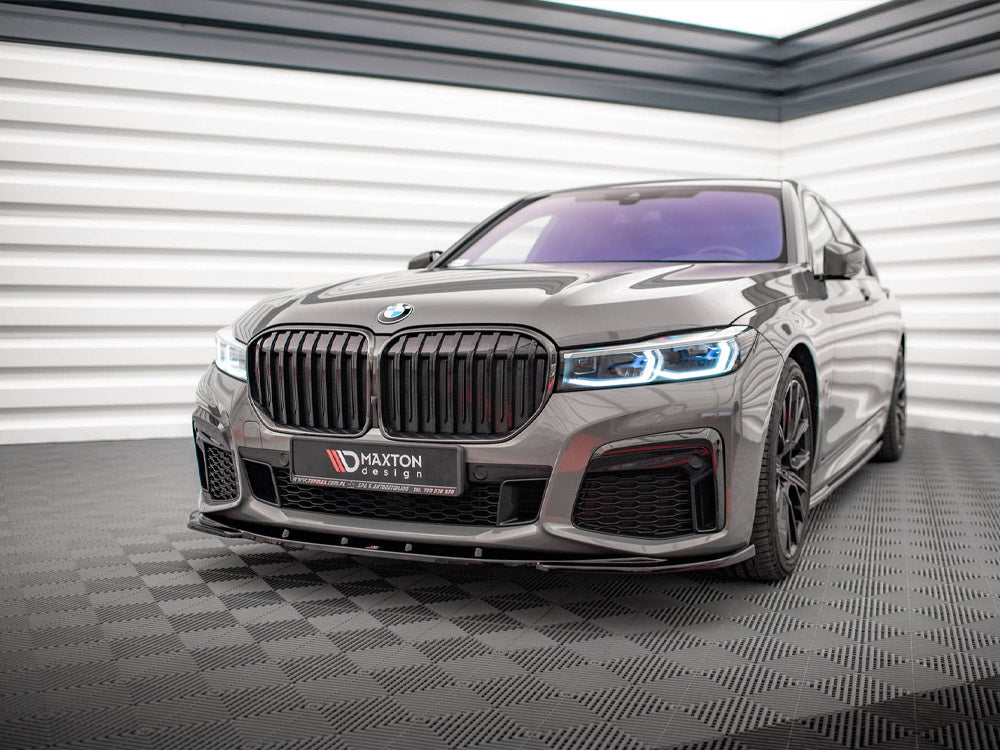 Front Splitter V.1 Bmw 7 G11 M-pack Facelift 2019- Maxton Design