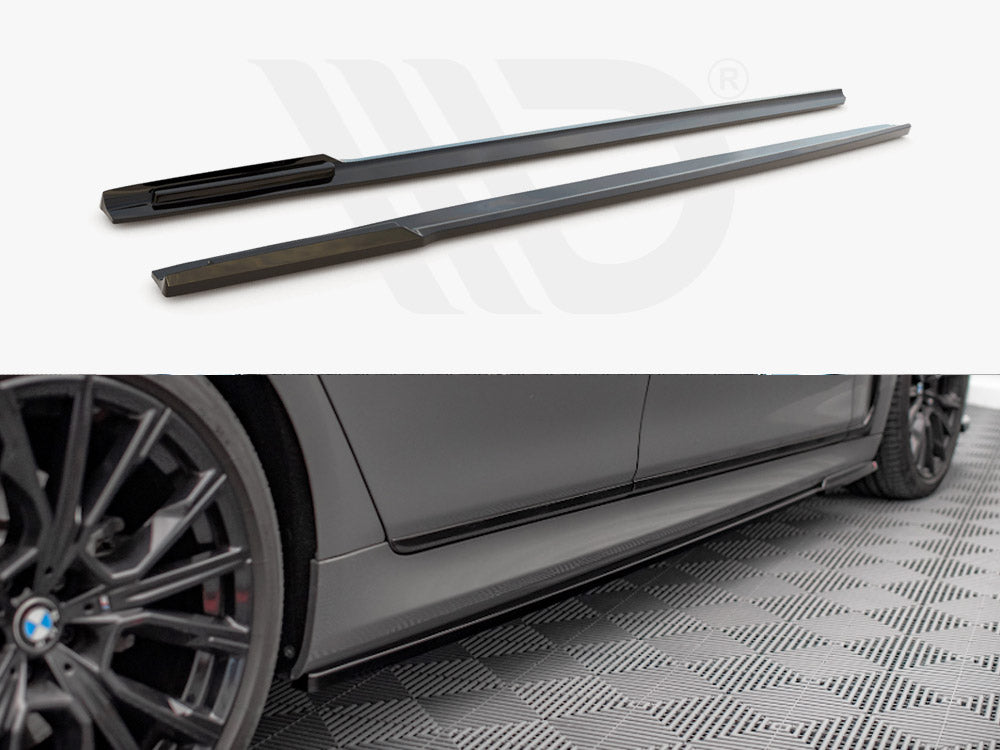 Side Skirts Diffusers Bmw 7 G11 M-pack Facelift 2019- Maxton Design