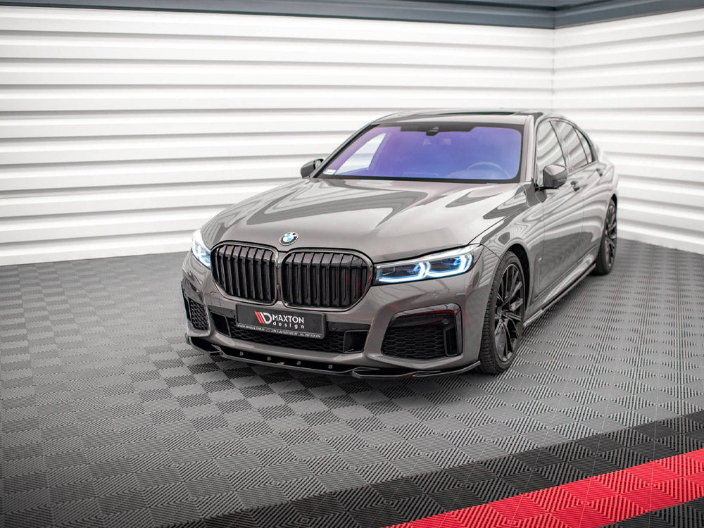 Front Splitter V.2 Bmw 7 G11 M-pack Facelift 2019- Maxton Design