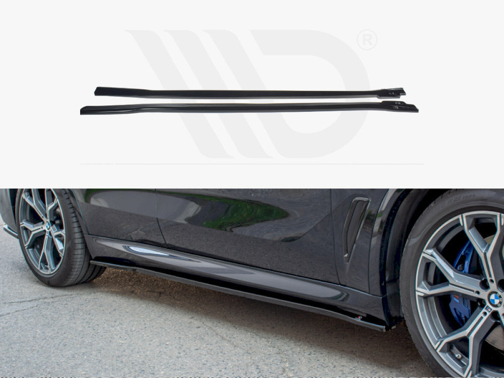 Side Skirts Diffusers Bmw X5 G05 M-sport 2018- Maxton Design