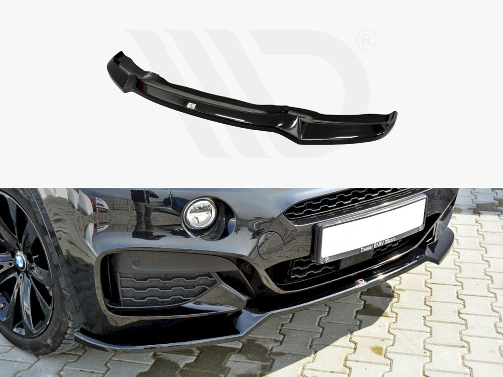 Front Splitter V.1 Bmw X6 F16 M Sport 2014-2019 Maxton Design