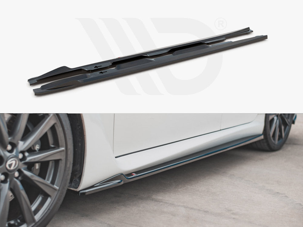 Side Skirts Diffusers Lexus IS F MK2 2007-2013 Maxton Design