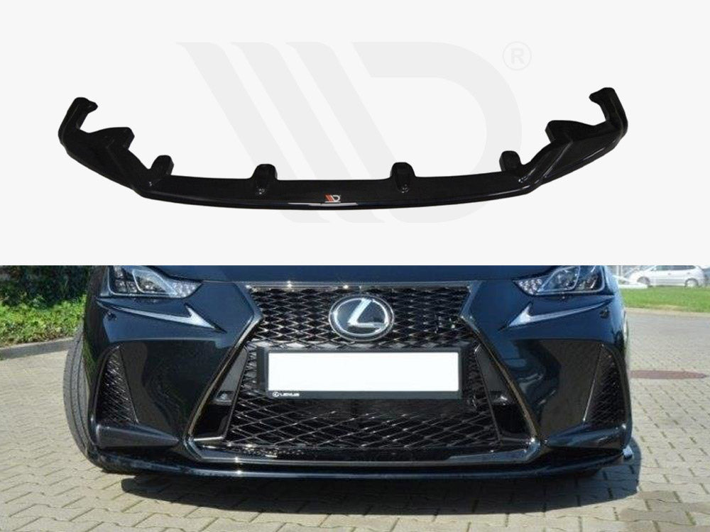 Front Splitter Lexus IS MK3 Facelift F-sport 2016-UP Maxton Design