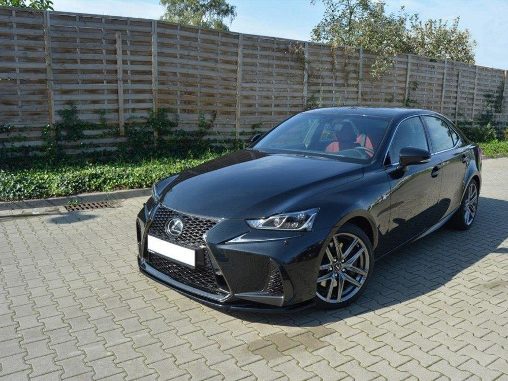 Front Splitter Lexus IS MK3 Facelift F-sport 2016-UP Maxton Design