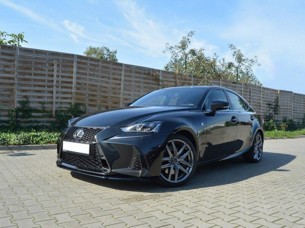 Front Splitter Lexus IS MK3 Facelift F-sport 2016-UP Maxton Design