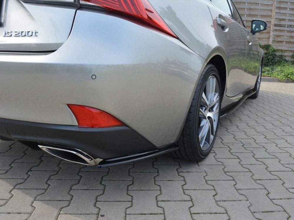 Rear Side Splitters Lexus IS MK3 Facelift T 2016-UP Maxton Design