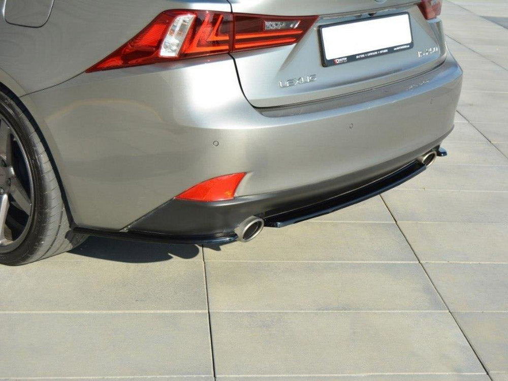 Central Rear Splitter Lexus IS Mk3 T Maxton Design