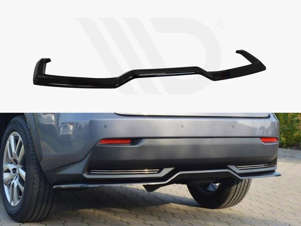 Central Rear Splitter Lexus NX MK1 H (Without Vertical Bars) 2014-2017 Maxton Design