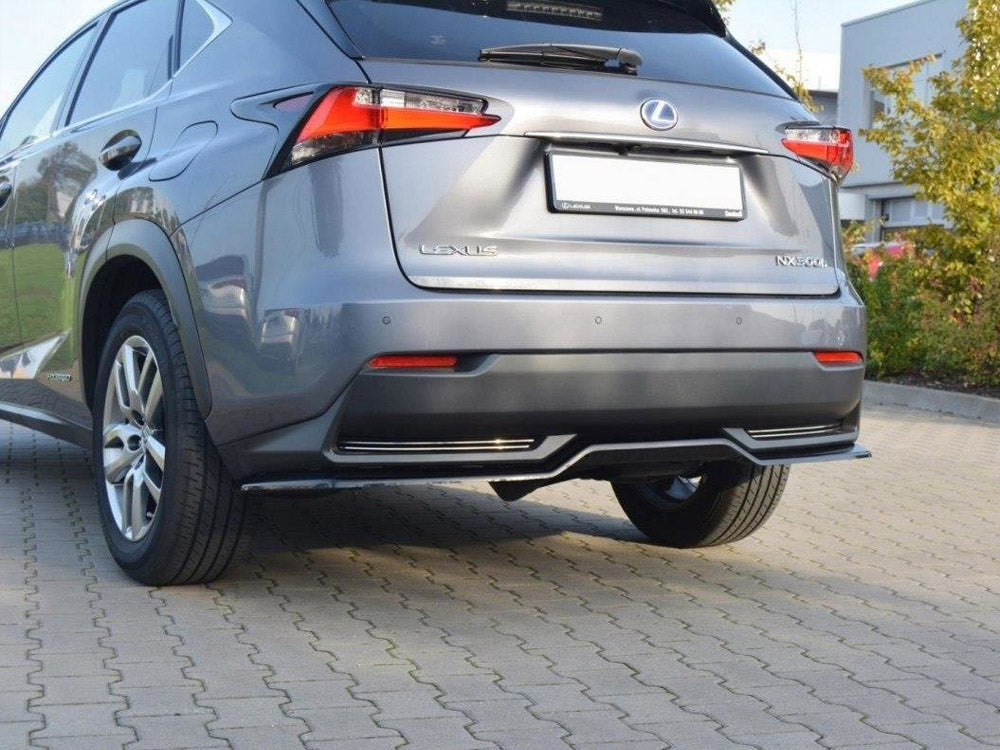 Central Rear Splitter Lexus NX MK1 H (Without Vertical Bars) 2014-2017 Maxton Design