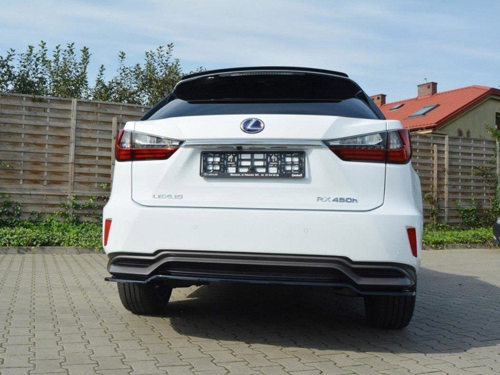 Central Rear Splitter Lexus RX MK4 H (Without Vertical Bars) Maxton Design