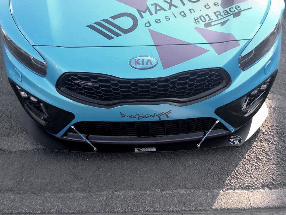 Front Racing Splitter KIA Cee'd GT MK2 2013-2018 Maxton Design