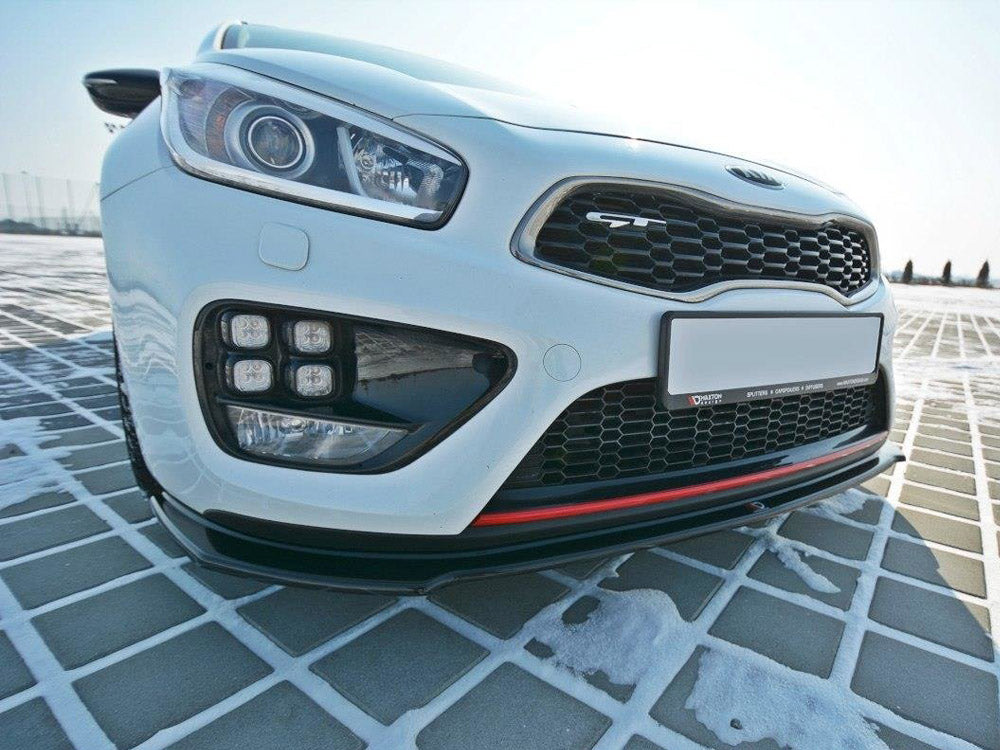 Front Splitter V.1 KIA Cee'd GT MK2 2013-2018 Maxton Design