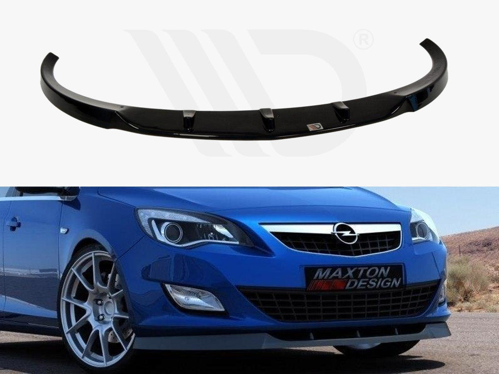 Front Splitter Opel Astra J (Pre-facelift) 2009-2012 Maxton Design