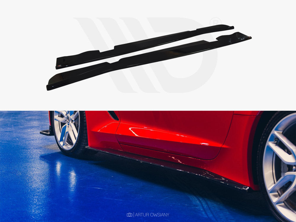 Side Skirts Splitters Chevrolet Corvette C7 2013-2019 Maxton Design