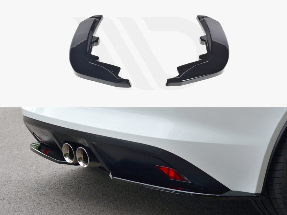 Rear Side Splitters Jaguar F Type 2013-16 Maxton Design