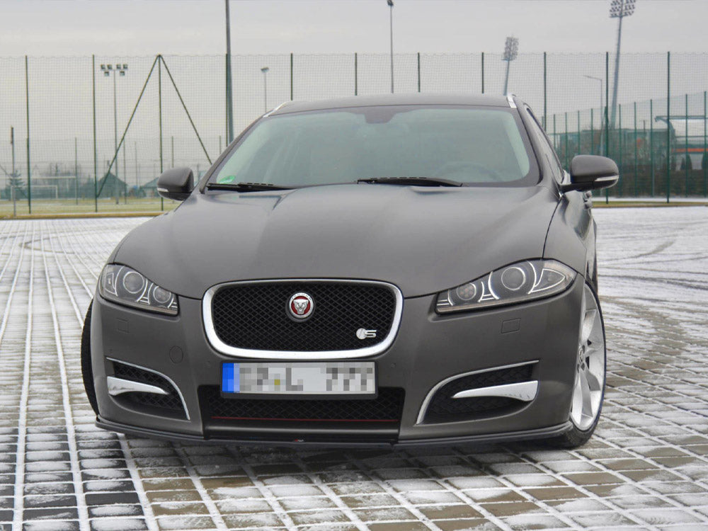 Front Splitter Jaguar XF (X250) MK1 Sportbrake S-pack 2012-2015 Maxton Design