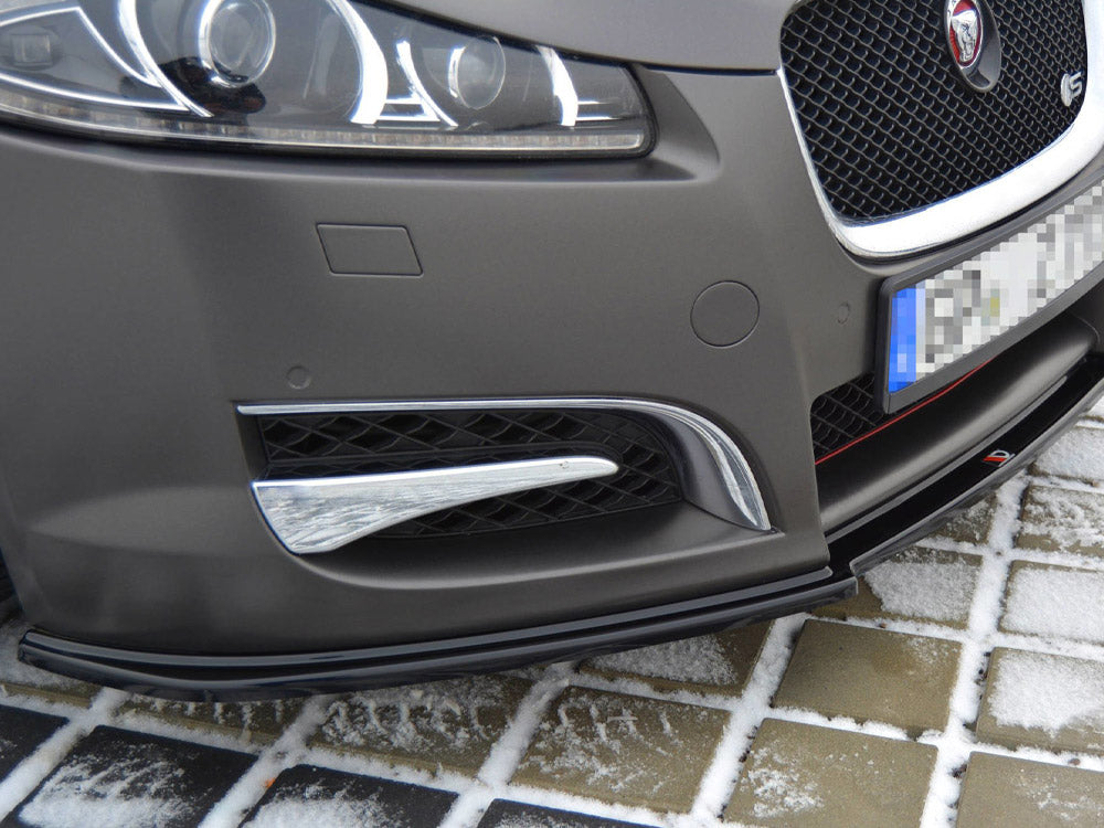 Front Splitter Jaguar XF (X250) MK1 Sportbrake S-pack 2012-2015 Maxton Design