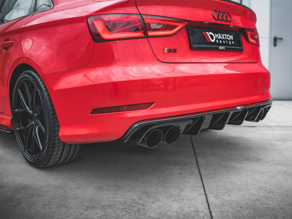 Rear Valance Audi S3 Sedan 8V 2013-2016 Maxton Design