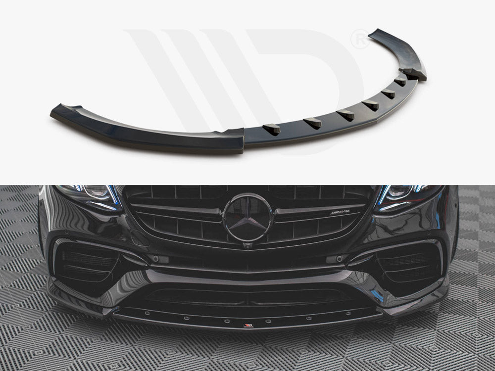 Front Splitter V.3 Mercedes E63 AMG Estate / Sedan S213 / W213 Maxton Design