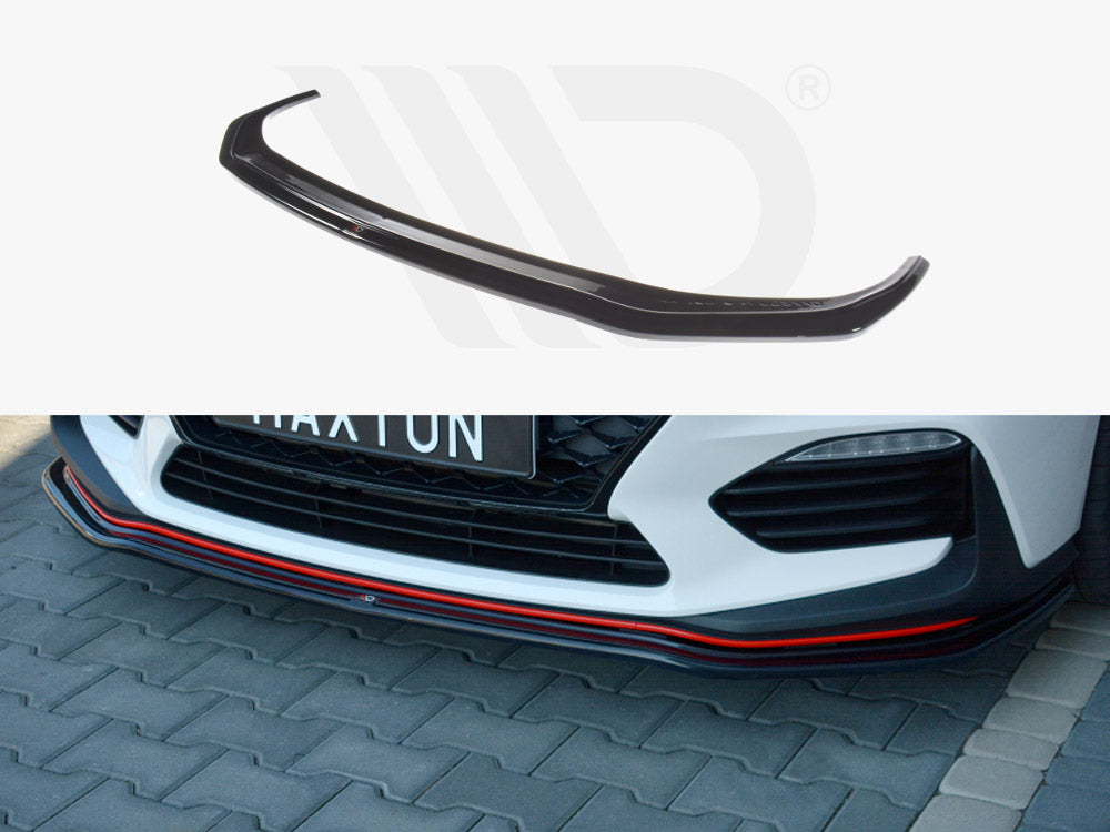 Front Splitter V.2 Hyundai I30 N MK3 Hatchback / Fastback 2017- Maxton Design