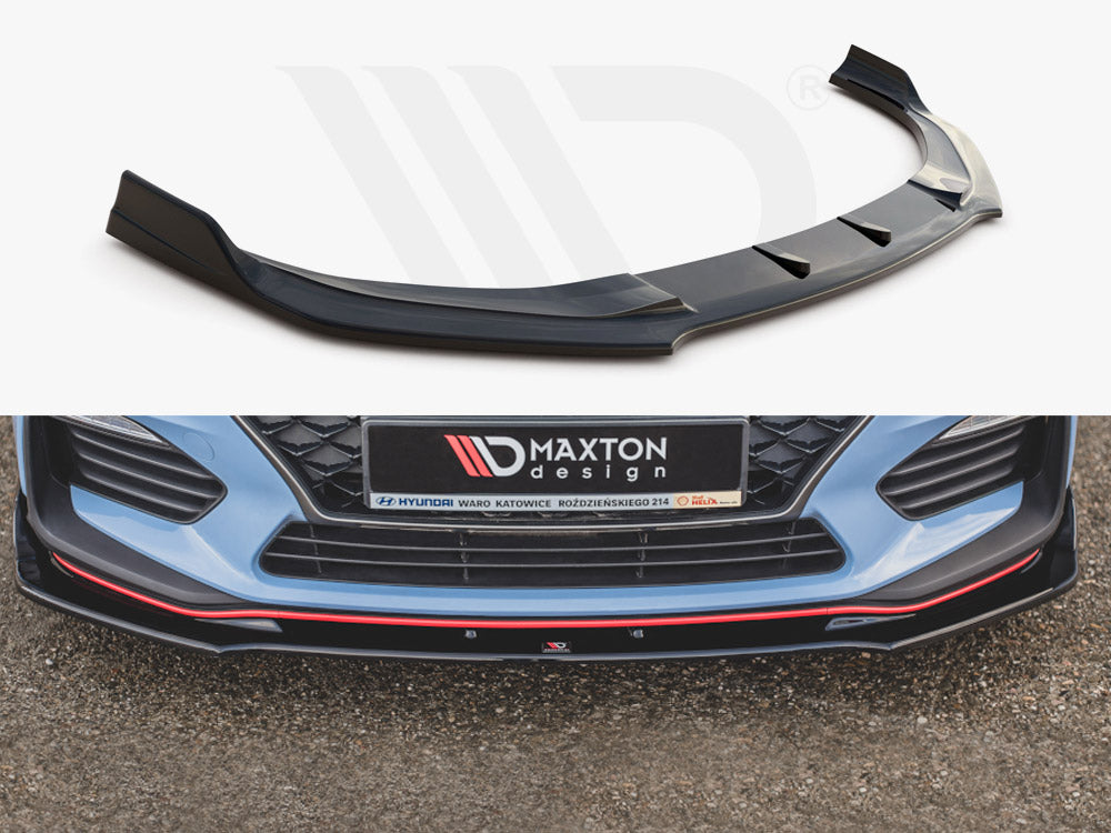 Front Splitter V.3 Hyundai I30 N MK3 Hatchback/ Fastback 2017-2020 Maxton Design