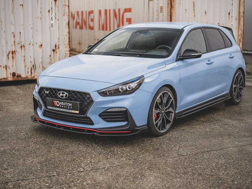 Front Splitter V.4 Hyundai I30 N MK3 Hatchback/ Fastback 2017-2020 Maxton Design